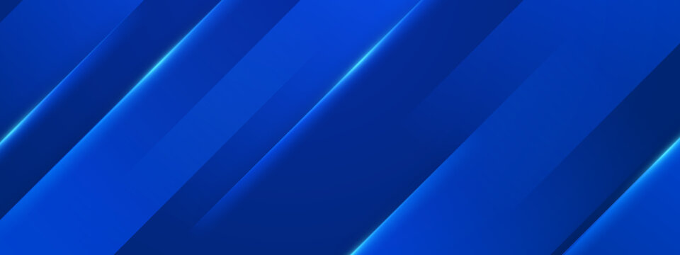 Blue abstract background with diagonal glowing lines, suitable for technology, science, innovation, and futuristic design concepts in graphic design projects.