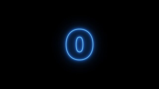 Five four three ,two, One ... Let's go. 5 4 3 2 1 countdown let's go text animation on black background for start.