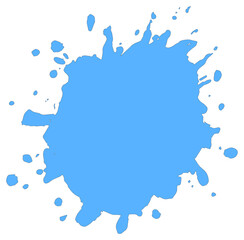 Blue Paint Splash Abstract Background