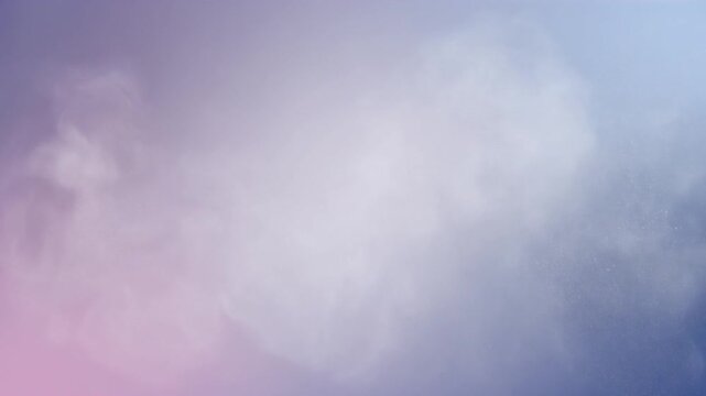 Soft smoke movement with color gradient