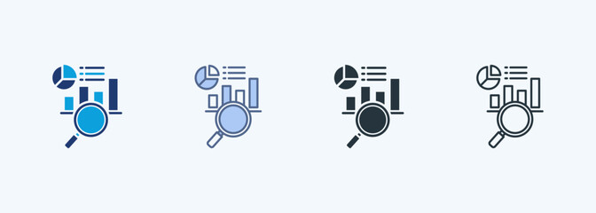 Analytics  Multiple Style Icon Collection
