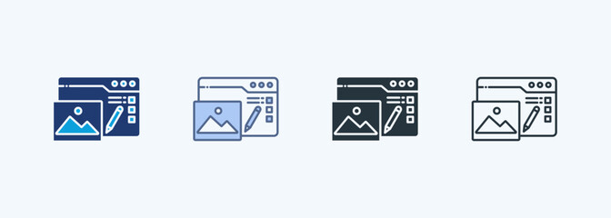 Web Design  Multiple Style Icon Collection