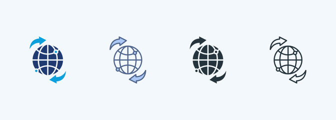 Network Connection  Multiple Style Icon Collection