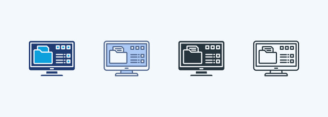 Web Data  Multiple Style Icon Collection