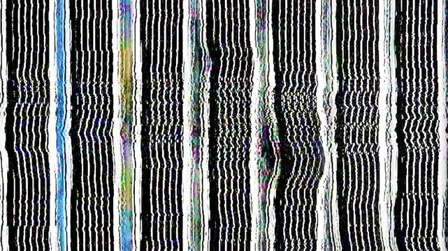 echoing lines in Dithered Glitch Noise Texture Overlay for Video and Social Media, Retro Digital Glitch Overlay with Analog Noise Interlace