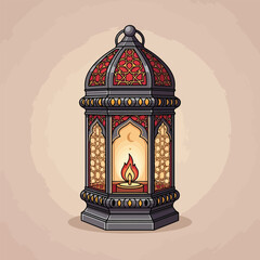 Ramadan Fanoos Lamp Arabic Ornament