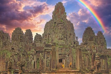 Obraz premium アンコール・トム（カンボジア）
