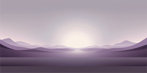 A breathtaking mountain landscape at sunrise reveals a mist-covered valley and forest under a glowing sky as clouds drift over the peaks during a peaceful morning in nature © Hena2