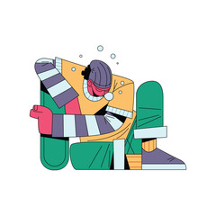 Skater Sitting Rest Pose