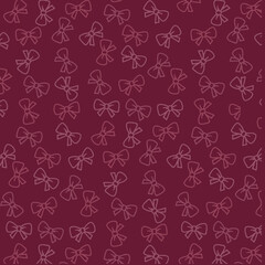 Hand-Drawn Romantic Love Symbols Seamless