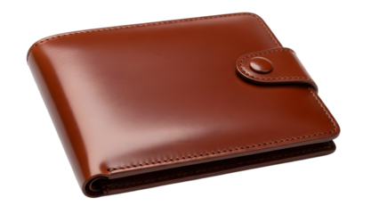Classic brown leather wallet for everyday use symbolizing personal finance management, payment solution and lifestyle accessory branding