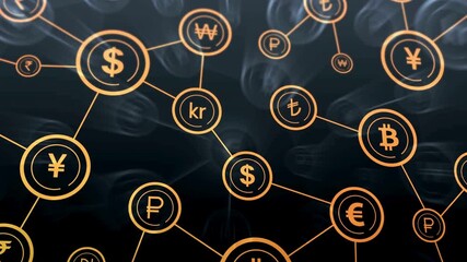 Seamless vector pattern background with numbers and digital icons representing a global technology network and data connection concept for business and social media communication - Powered by Adobe