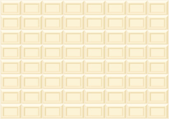 ホワイトチョコレート風タイルのシームレス背景パターン