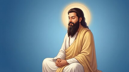 Guru Ravidas jayanti card design.