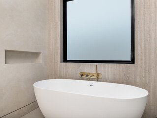 modern bathroom in a modern bathroom