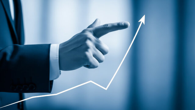 金融市場の複合チャート ローソク足と折れ線グラフ V字回復 投資 資産運用 金 ビットコイン