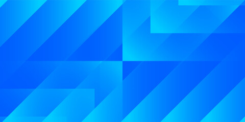 Fototapeta premium Abstract Blue Geometric Background with Dynamic Triangle Shapes and Smooth Gradient, Modern Futuristic Design for Technology, Business Presentation, Website Banner, Creative Branding, Corporate Layout