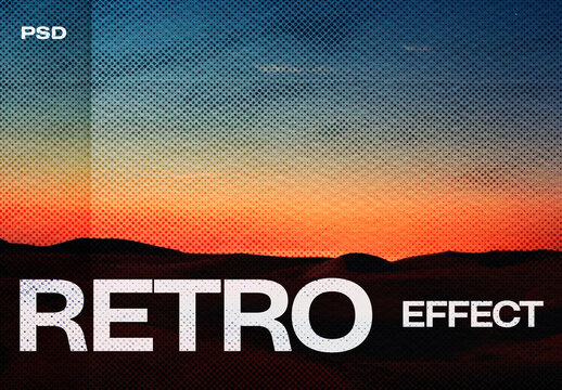 Retro PSD Photo Effect