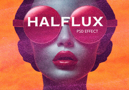 Halflux PSD Photo Effect