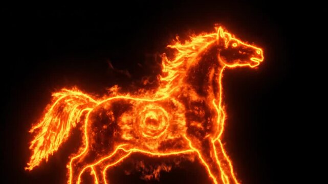 Fiery Horse Animation - Chinese New Year of the Horse