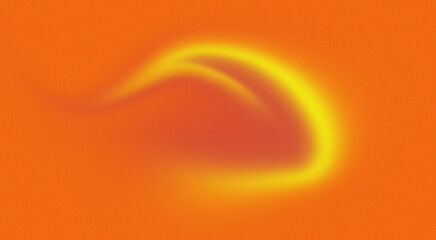 Abstract background with a grainy, textured gradient of vibrant orange and glowing yellow light. Modern minimalist design featuring a blurred atmospheric wave and warm lo-fi aesthetic.