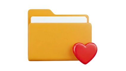 Folder with Heart Icon