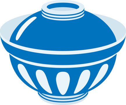 蓋つき丼ぶりのアイコン