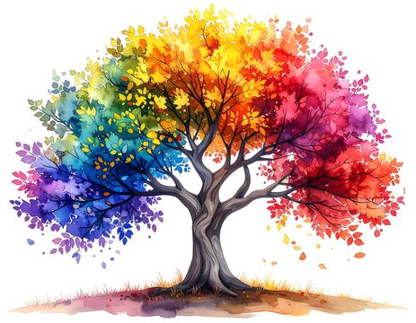 Rainbow Painted Tree Images – Browse 53,910 Stock Photos, Vectors