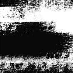 Black and white grunge abstract background. Grungy frame. Vector illustration
