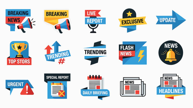 News Alert Icons