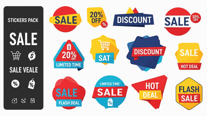 Sale Sticker Collection