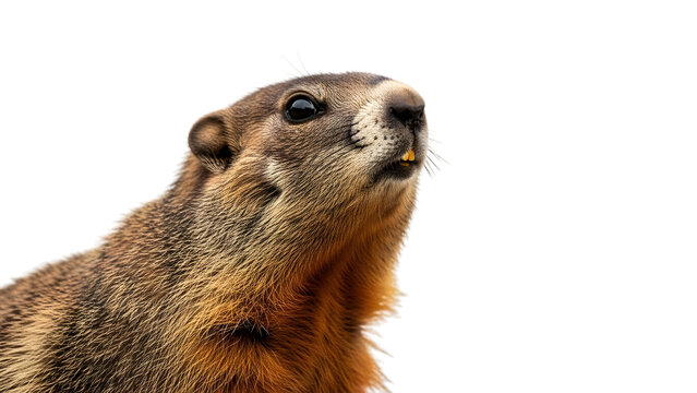 Groundhog day animal isolated on transparent background punxsutawney phil look alike