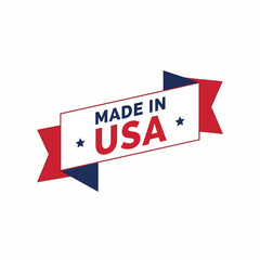 Made in USA Banner Label