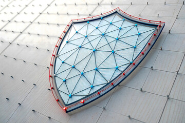 abstract background with blue sky