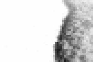 Abstract pixel mosaic texture on transparent background