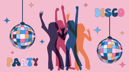 disco party illustration