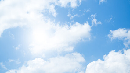 Sky cloud blue nature background paronama web cloudy summer winter season day, light beauty horizon spring brigth gradient calm abstract backdrop air nature view wallpaper landscape environment