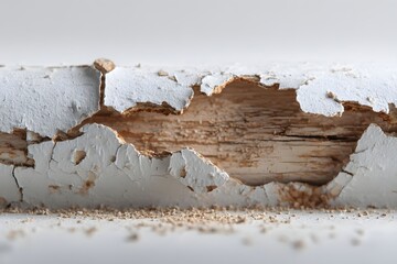 Hidden Termite Damage Under Peeling Paint