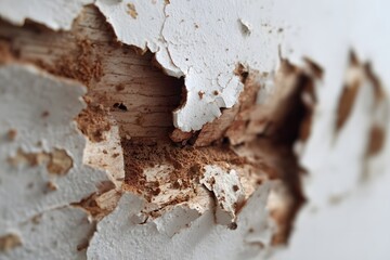 Hidden Termite Damage Under Peeling Paint