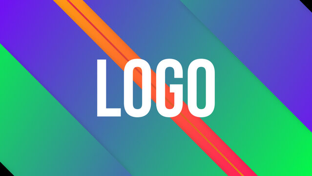 Logo Transition 4 Slide Diagonal Right In