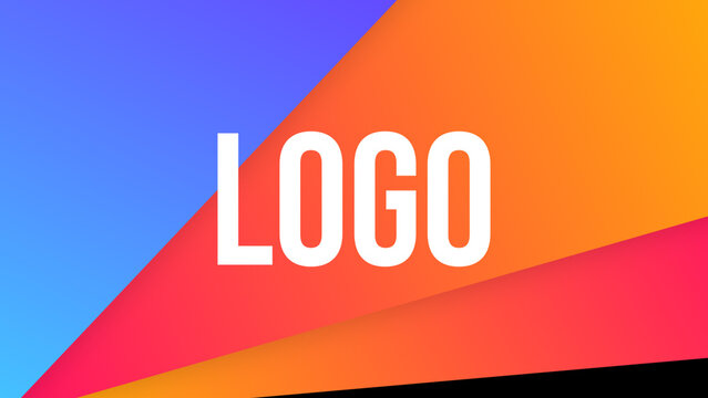 Logo Transition 4 Slide Rotate Bottom Left