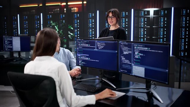 Software Developer Team Interacting