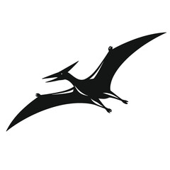 Silhouette of flying pterodactyl prehistoric reptile © Aisyah Faiha