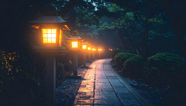 行灯の光が導く異界