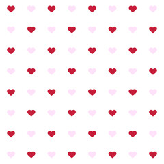 シンプルなハート柄のバレンタイン背景