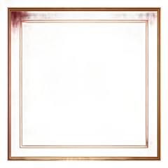 Fototapeta premium A modern golden frame on a black background with a transparent background for design and decoration purposes on transparent background