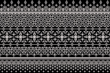 Geometric Ethnic, Thai pattern design, Navajo pattern, Native American tribal fabric for print, wallpaper, background