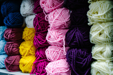 Knitting Yarn Balls and Skeins