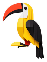 Obraz premium PNG Toucan animal bird art.