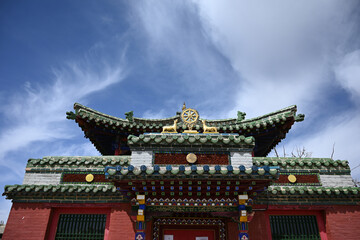 Fototapeta premium 몽골 관광지 건축물